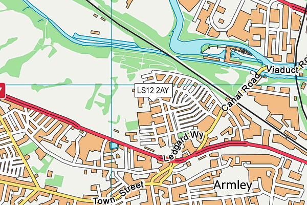 Armley Park Primary School map (LS12 2AY) - OS VectorMap District (Ordnance Survey)