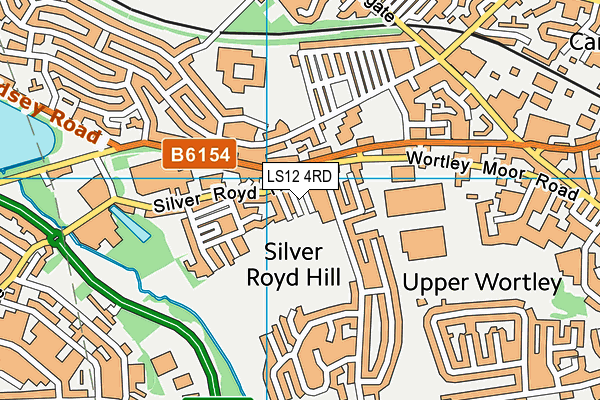 LS12 4RD map - OS VectorMap District (Ordnance Survey)
