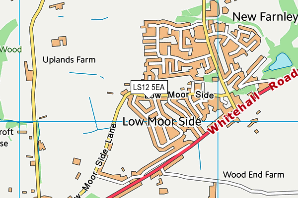 LS12 5EA map - OS VectorMap District (Ordnance Survey)