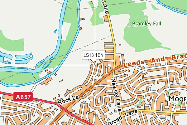 LS13 1EN map - OS VectorMap District (Ordnance Survey)