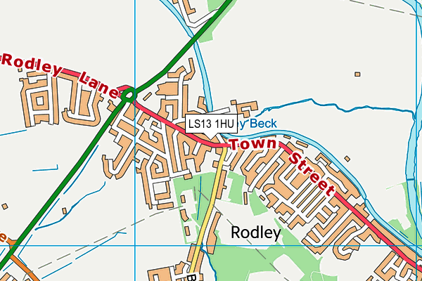 Map of RODLEY BKM LTD at district scale
