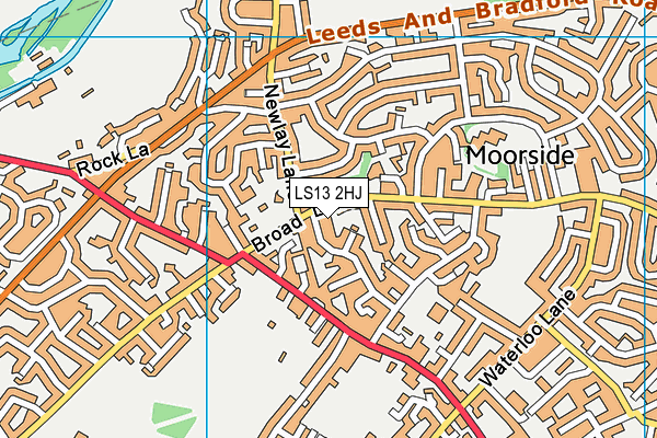 LS13 2HJ map - OS VectorMap District (Ordnance Survey)