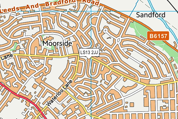 Hollybush Primary map (LS13 2JJ) - OS VectorMap District (Ordnance Survey)