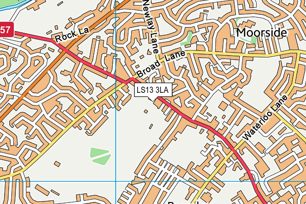 Bramley Park map (LS13 3LA) - OS VectorMap District (Ordnance Survey)
