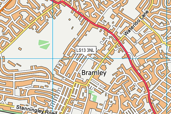 LS13 3NL map - OS VectorMap District (Ordnance Survey)