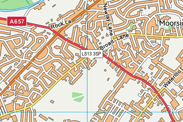 LS13 3SP map - OS VectorMap District (Ordnance Survey)