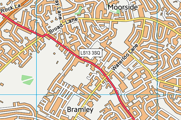 LS13 3SQ map - OS VectorMap District (Ordnance Survey)