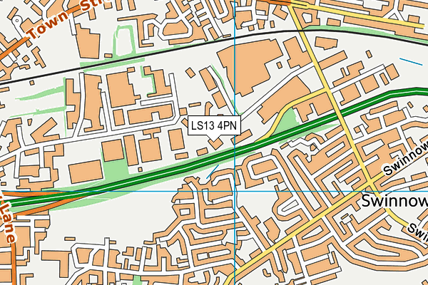 LS13 4PN map - OS VectorMap District (Ordnance Survey)