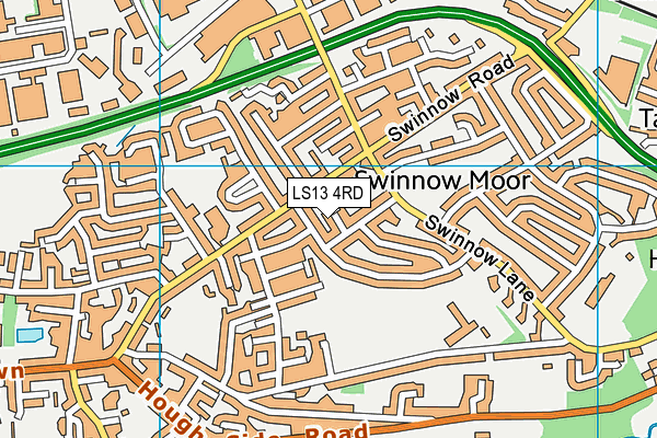 LS13 4RD map - OS VectorMap District (Ordnance Survey)