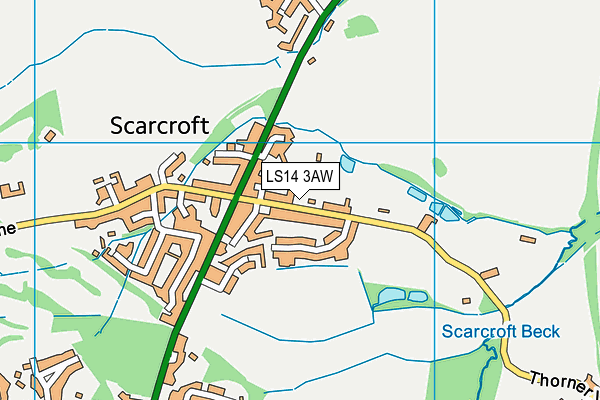 Map of SCARCROFT HOME DEVELOPMENTS LIMITED at district scale