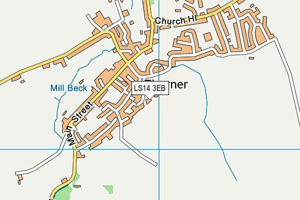 LS14 3EB map - OS VectorMap District (Ordnance Survey)