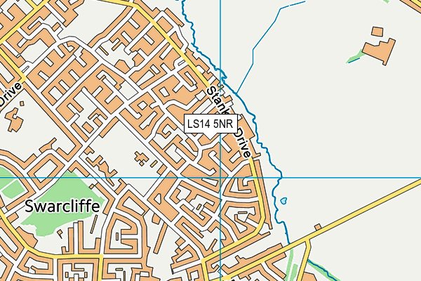 LS14 5NR map - OS VectorMap District (Ordnance Survey)