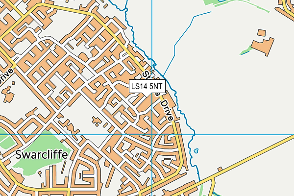 LS14 5NT map - OS VectorMap District (Ordnance Survey)