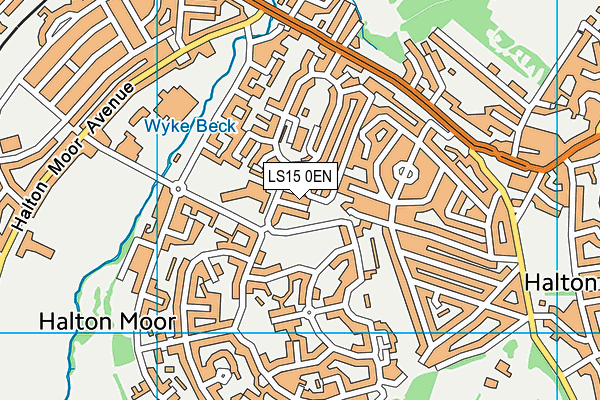 LS15 0EN map - OS VectorMap District (Ordnance Survey)