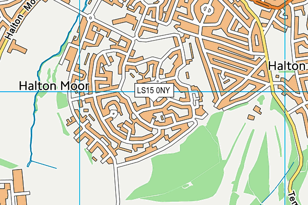 LS15 0NY map - OS VectorMap District (Ordnance Survey)