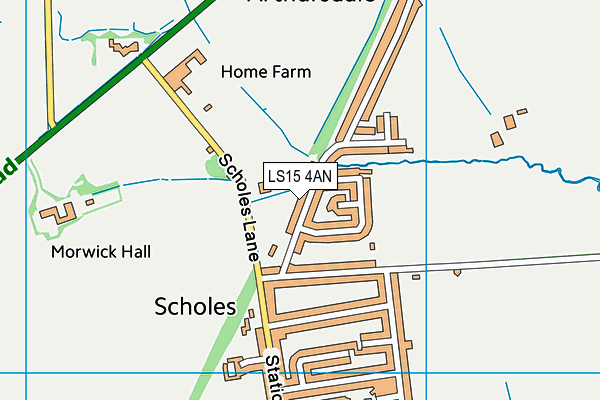 Map of MORWICK CONSULTING LIMITED at district scale