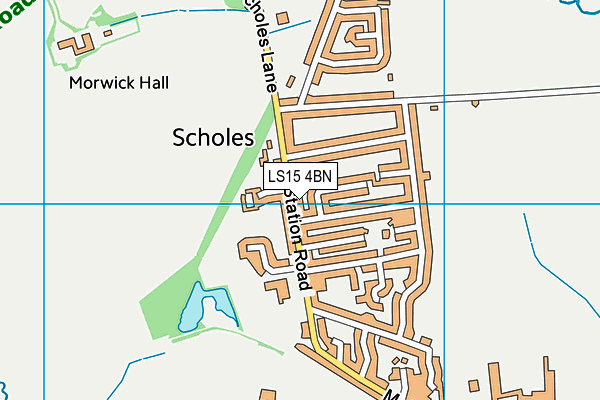 LS15 4BN map - OS VectorMap District (Ordnance Survey)