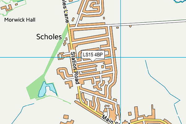 LS15 4BP map - OS VectorMap District (Ordnance Survey)