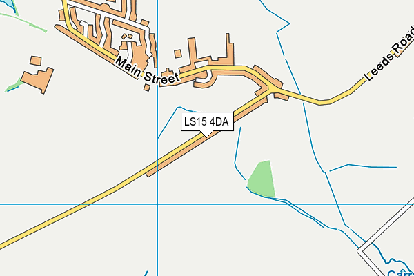 LS15 4DA map - OS VectorMap District (Ordnance Survey)