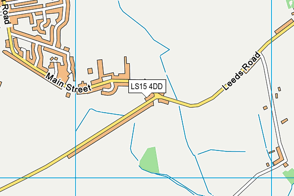 LS15 4DD map - OS VectorMap District (Ordnance Survey)