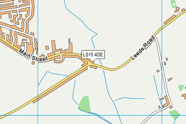 LS15 4DE map - OS VectorMap District (Ordnance Survey)