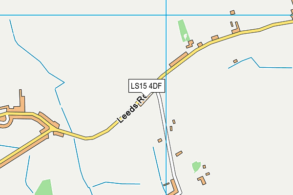 LS15 4DF map - OS VectorMap District (Ordnance Survey)