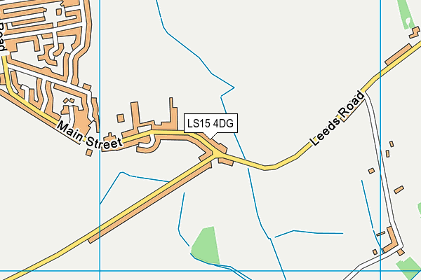 LS15 4DG map - OS VectorMap District (Ordnance Survey)