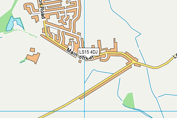 LS15 4DJ map - OS VectorMap District (Ordnance Survey)
