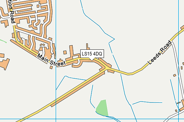 LS15 4DQ map - OS VectorMap District (Ordnance Survey)