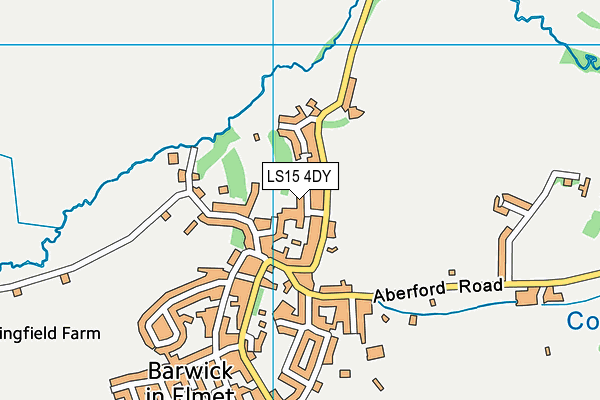 LS15 4DY map - OS VectorMap District (Ordnance Survey)