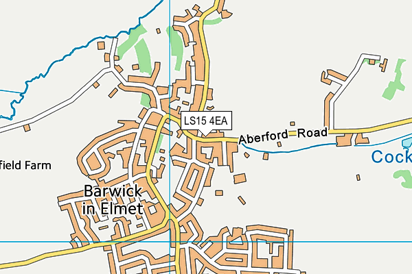 LS15 4EA map - OS VectorMap District (Ordnance Survey)