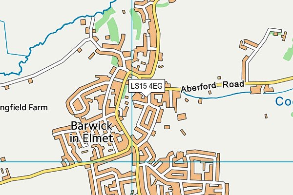 LS15 4EG map - OS VectorMap District (Ordnance Survey)
