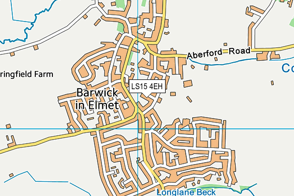 LS15 4EH map - OS VectorMap District (Ordnance Survey)