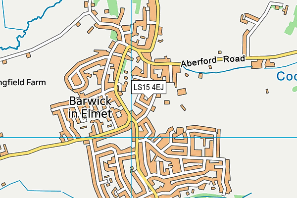 LS15 4EJ map - OS VectorMap District (Ordnance Survey)