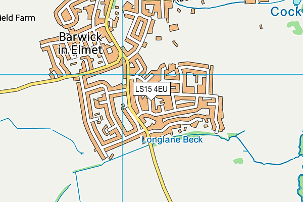 LS15 4EU map - OS VectorMap District (Ordnance Survey)