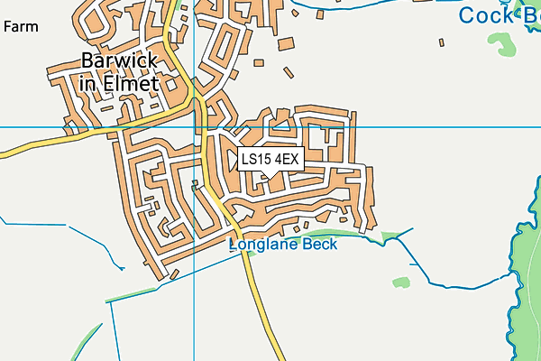LS15 4EX map - OS VectorMap District (Ordnance Survey)