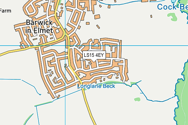 LS15 4EY map - OS VectorMap District (Ordnance Survey)