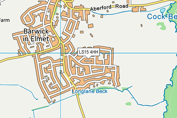 LS15 4HH map - OS VectorMap District (Ordnance Survey)