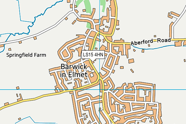 LS15 4HN map - OS VectorMap District (Ordnance Survey)