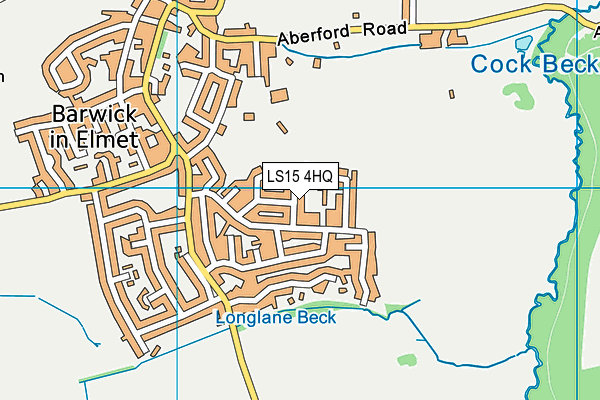 LS15 4HQ map - OS VectorMap District (Ordnance Survey)