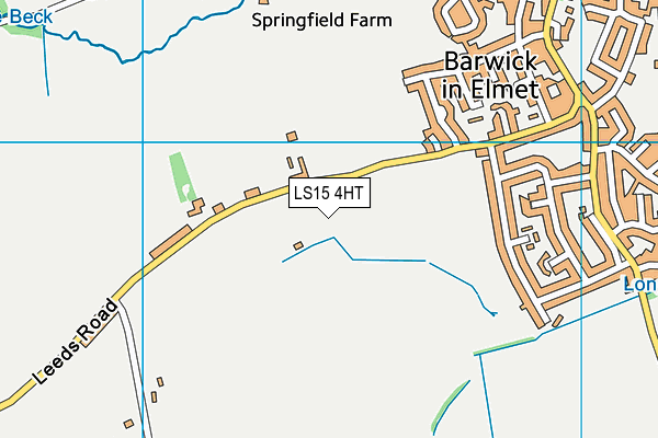 LS15 4HT map - OS VectorMap District (Ordnance Survey)