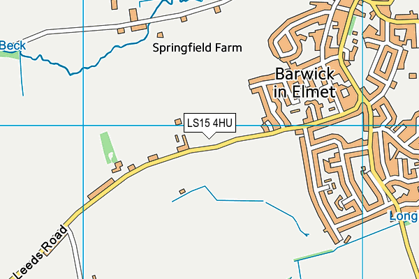 LS15 4HU map - OS VectorMap District (Ordnance Survey)