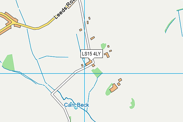 LS15 4LY map - OS VectorMap District (Ordnance Survey)