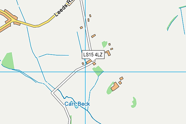 LS15 4LZ map - OS VectorMap District (Ordnance Survey)