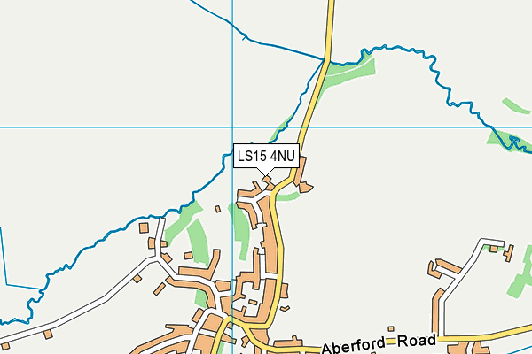 LS15 4NU map - OS VectorMap District (Ordnance Survey)