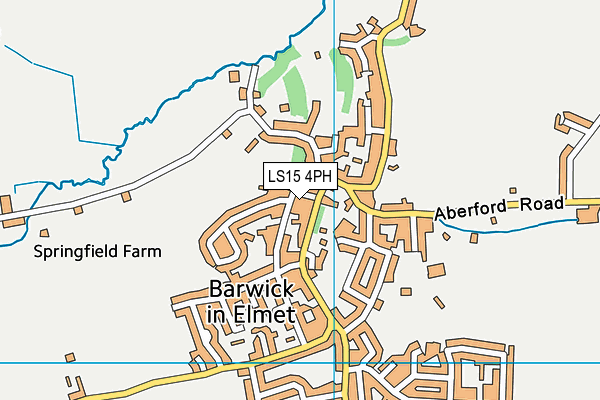 LS15 4PH map - OS VectorMap District (Ordnance Survey)