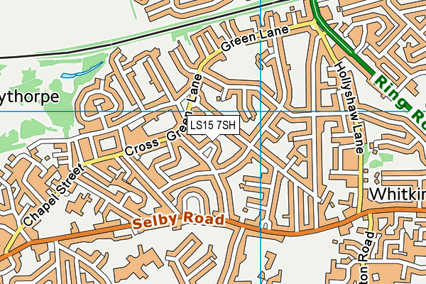 LS15 7SH map - OS VectorMap District (Ordnance Survey)