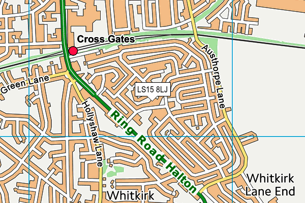 Map of CURRY JUNCTION LEEDS LIMITED at district scale