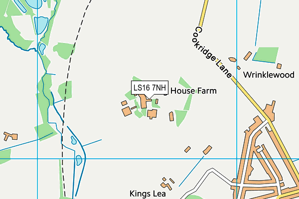 LS16 7NH map - OS VectorMap District (Ordnance Survey)