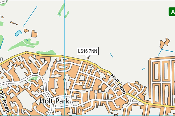 LS16 7NN map - OS VectorMap District (Ordnance Survey)